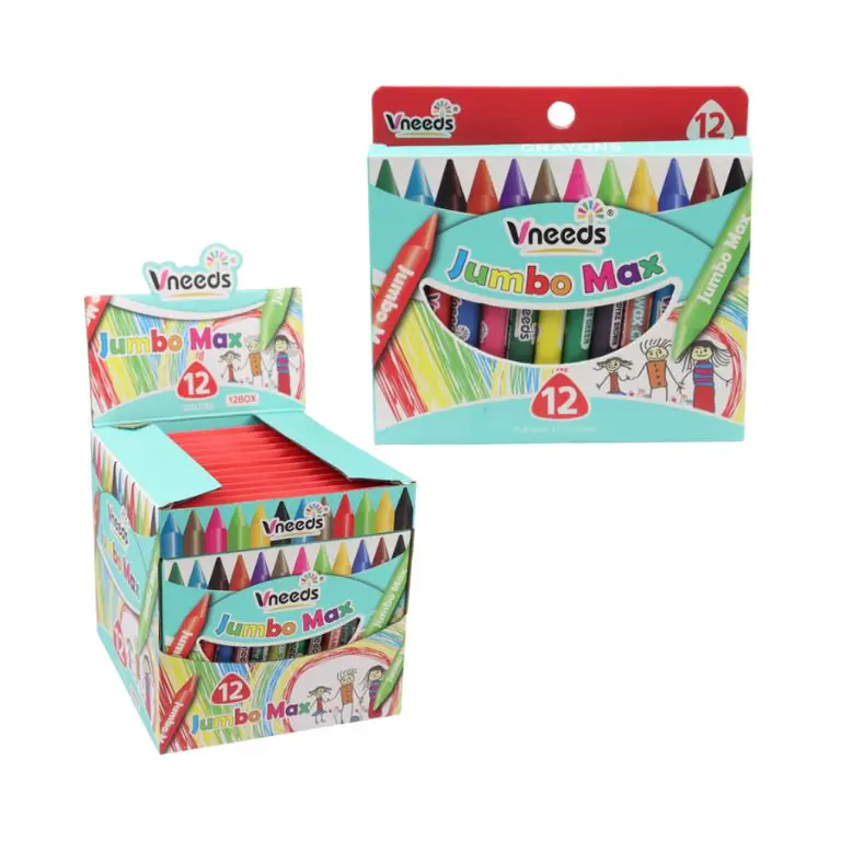 Vneeds Jumbo Max 12 Crayons