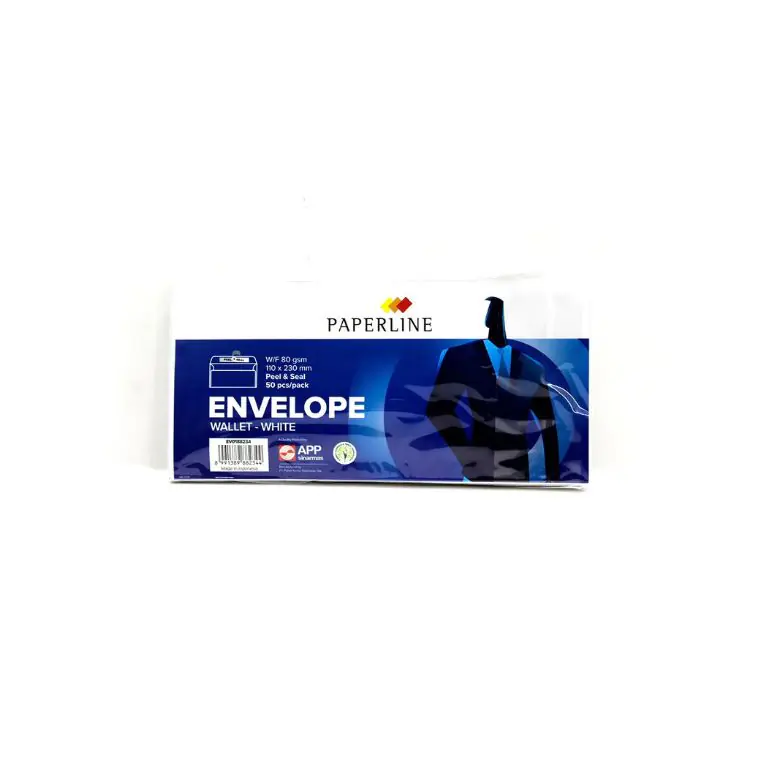 White Envelope – 110*230mm (25 Pieces)