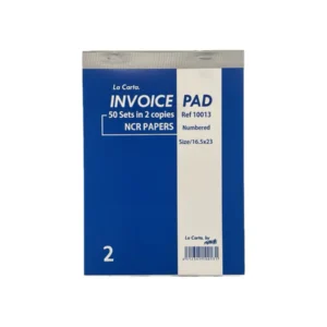 INVOIVE PAD 50 sets in 2 copies NCR Size/16.5*23