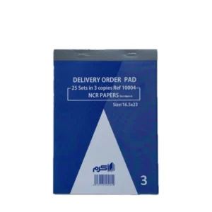 DELIVERY ORDER PAD 25 sets in 3 copies NCR PAPERS Size/16.5*23
