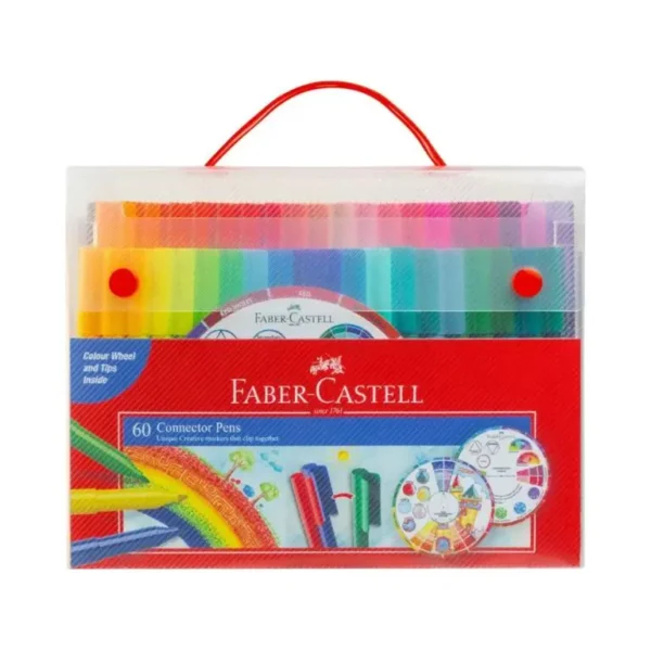 60 Colour Marker Connector Pen + Colorwheel 155071