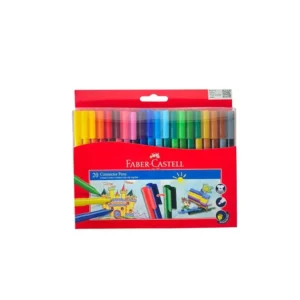 Faber-Castell PL11200A 20-Pieces Connector Pen Colouring Set, Multicolour