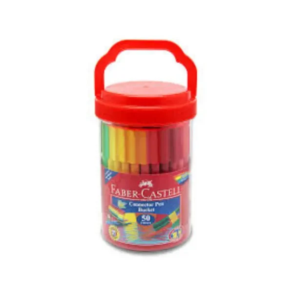 50-Pieces Connector Pen Colouring Set in Bucket 111500