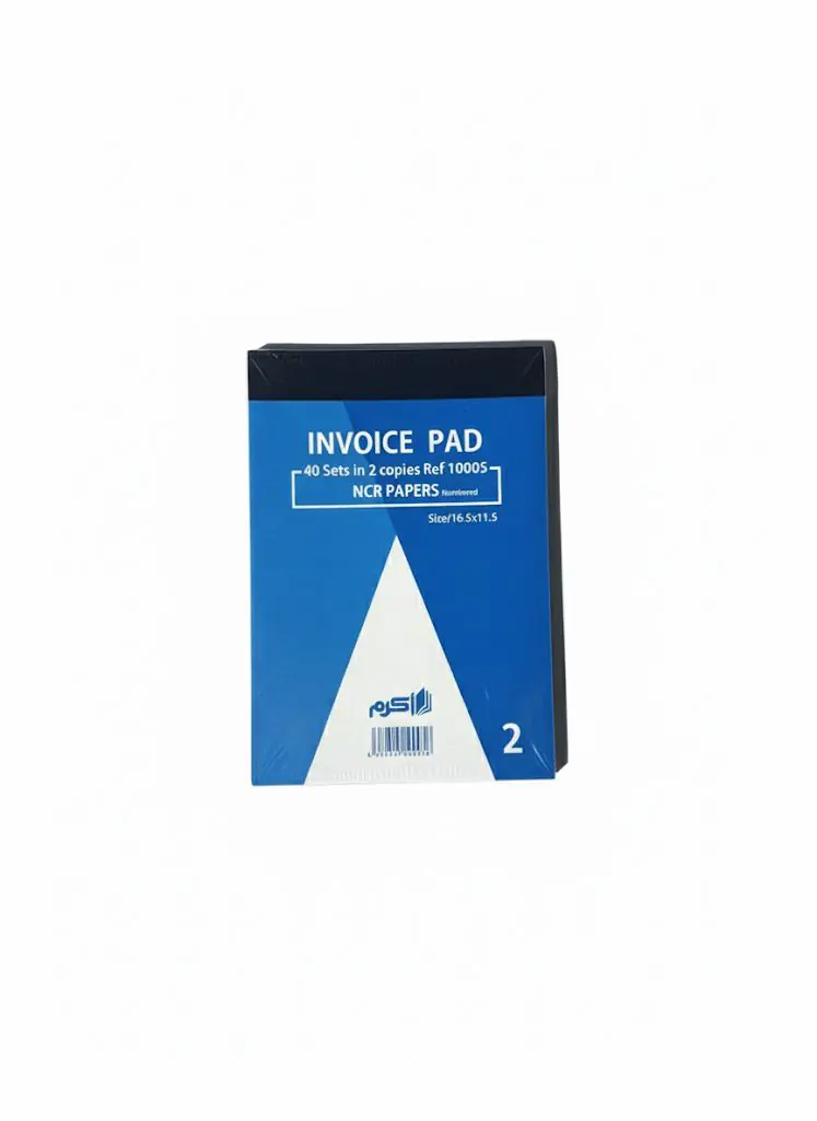 INVOICE PAD 40 sets in 2 copies NCR PAPERS 16.5*11.5