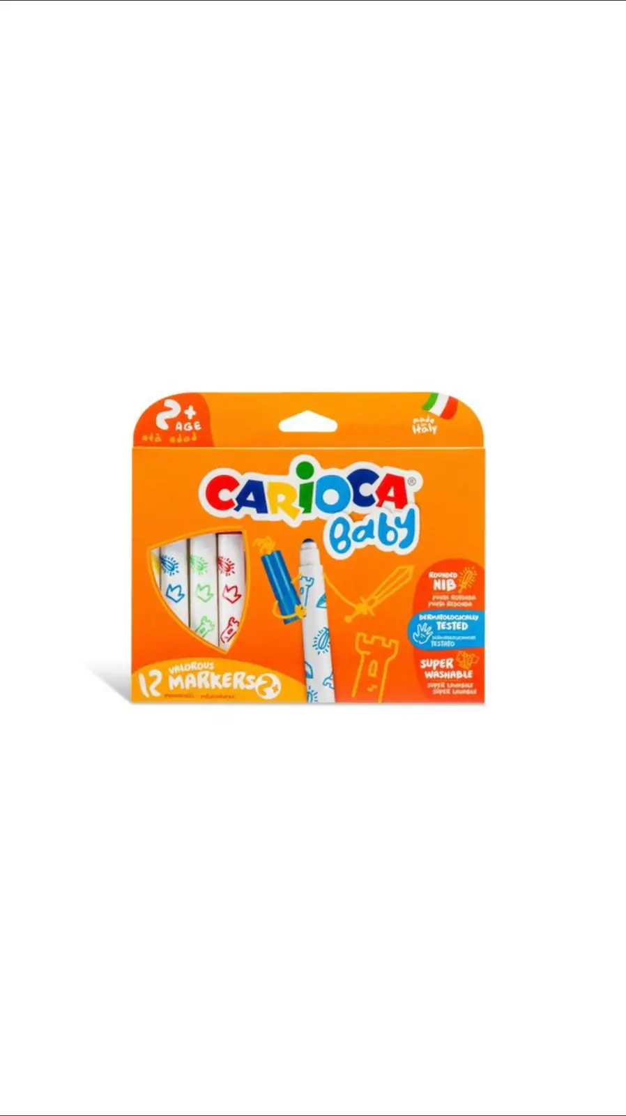 Carioca Baby Markers Set Of 12